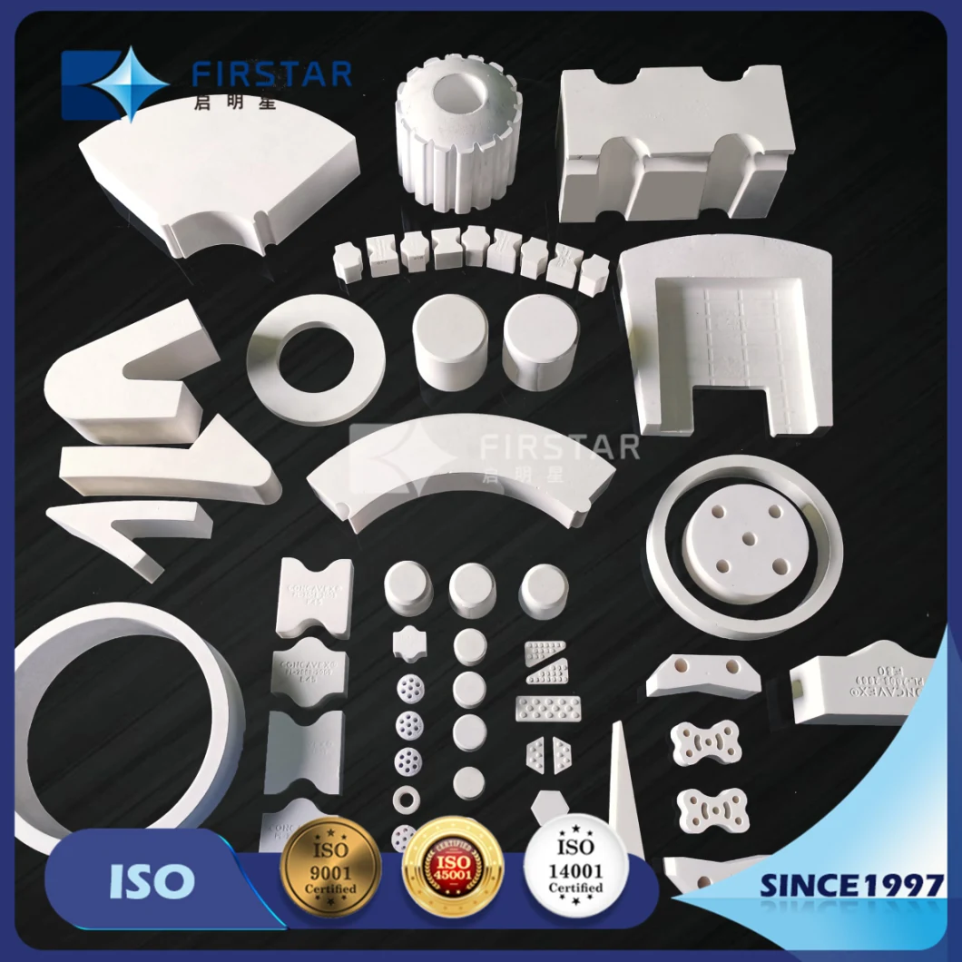 Inregular Customized Alumina Ceramic Products Ceramic Products with The Hole From Zibo ISO Factory